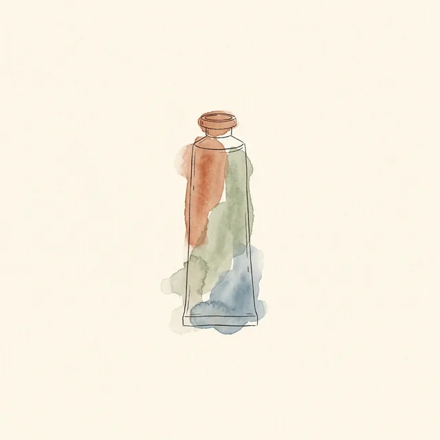Biofrost cooling gel, watercolour illustration
